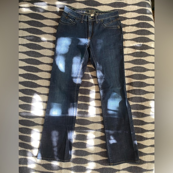 Edun Medium Wash Flare Jeans - Picture 7 of 14